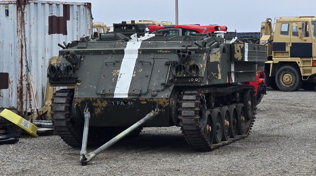 FV432 Mk3 after undergoing repairs and rebuild of running gear